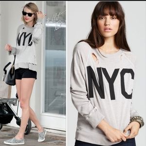Distressed Wildfox Jumper/Sweatshirt ASO Taylor Swift